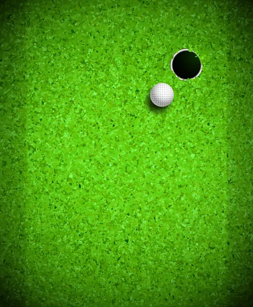 Jugar al golf — Vector de stock