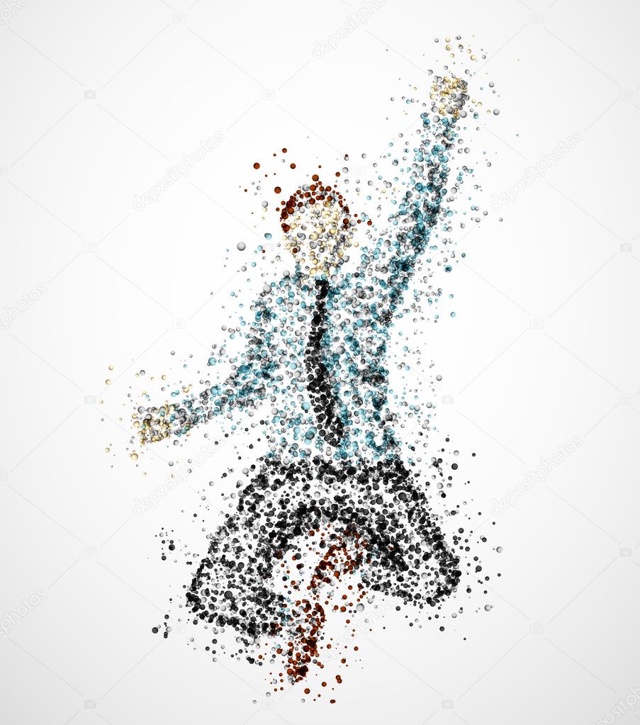 Abstract businessman