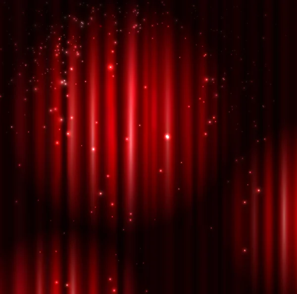 Red curtain — Stock Vector