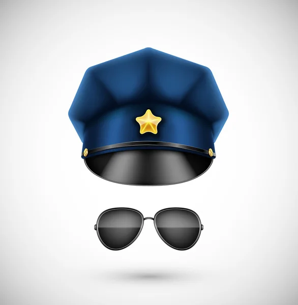 Accesorios de policía — Vector de stock