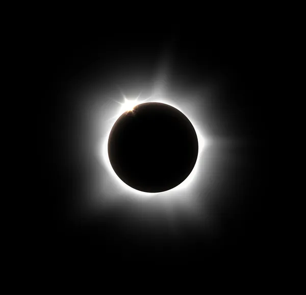 Eclipse solar — Archivo Imágenes Vectoriales