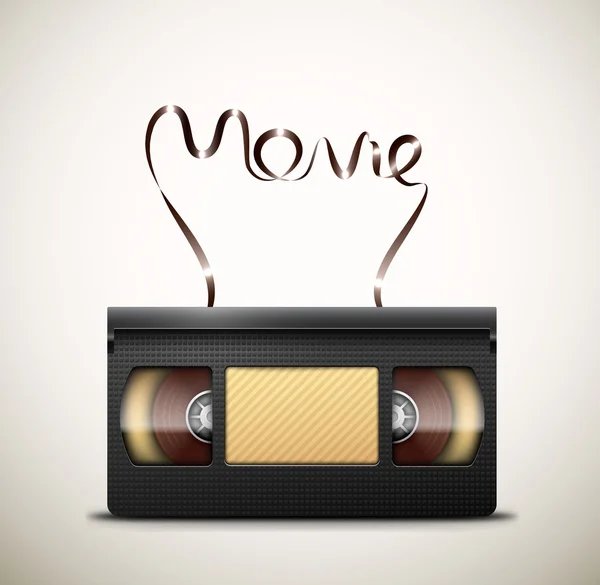 Film auf Videoband — Stockvektor