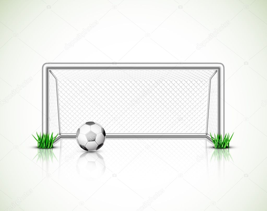 Soccer goal and ball