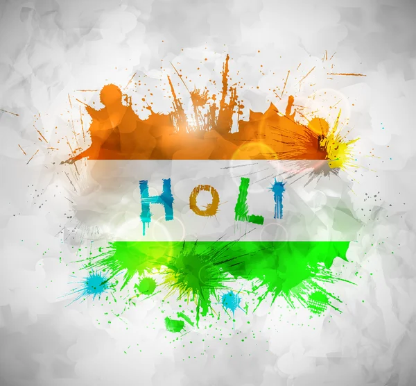 Holi Hintergrund — Stockvektor