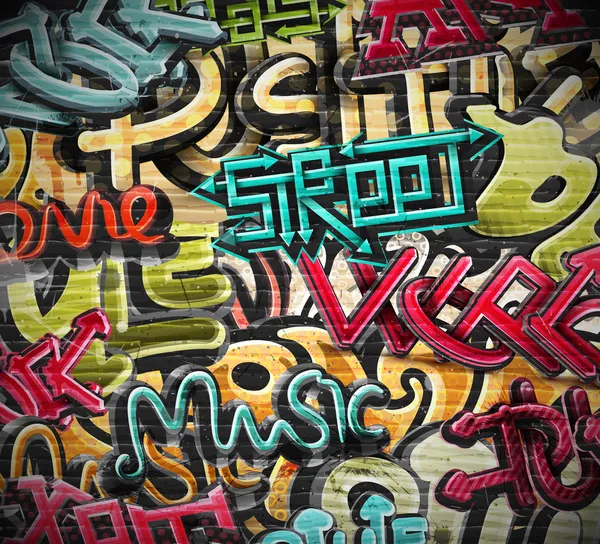 Graffiti grunge textuur — Stockvector