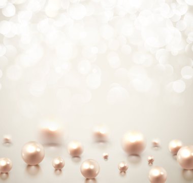 Background with pearls