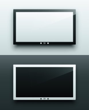 TV ekran asılı