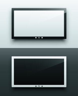 TV screen hanging clipart