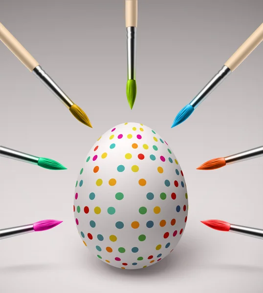 Πασχαλινά αυγά χρωματισμό — Διανυσματικό Αρχείο