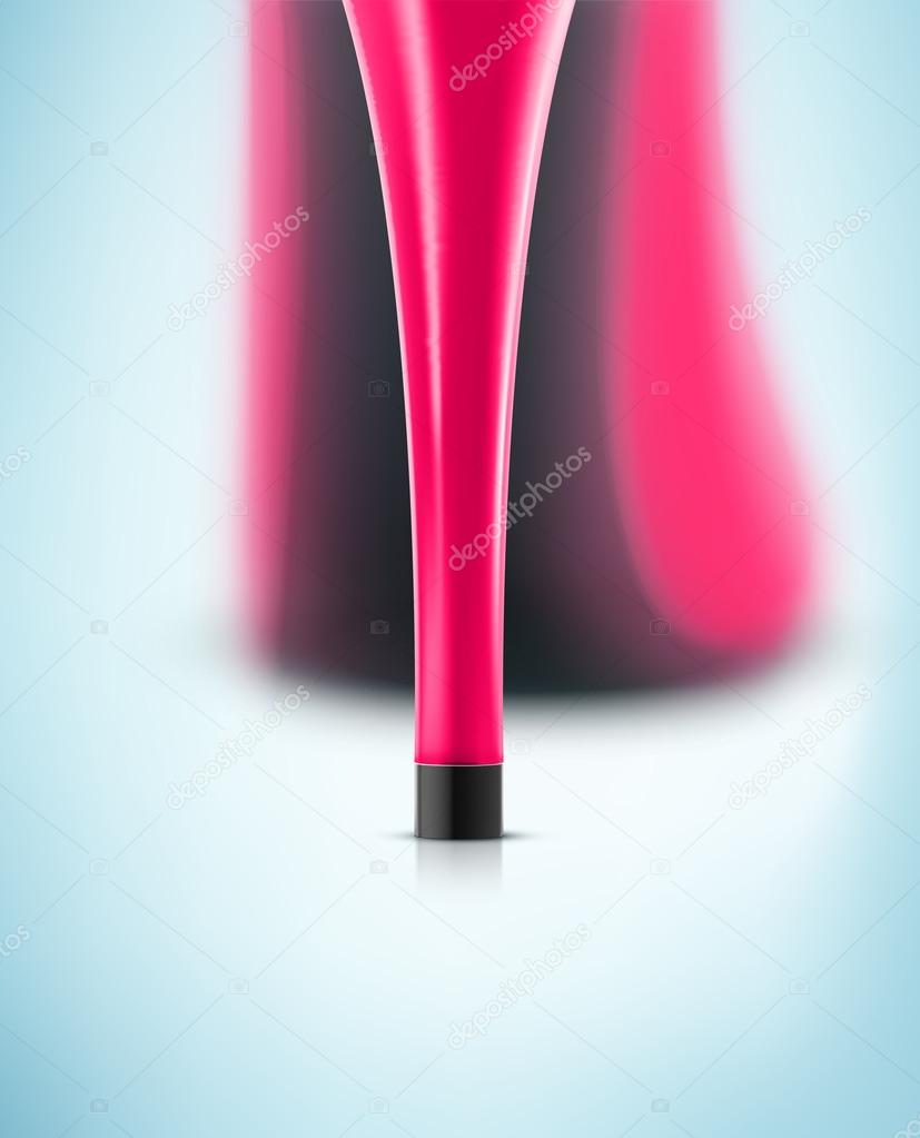 Pink heel