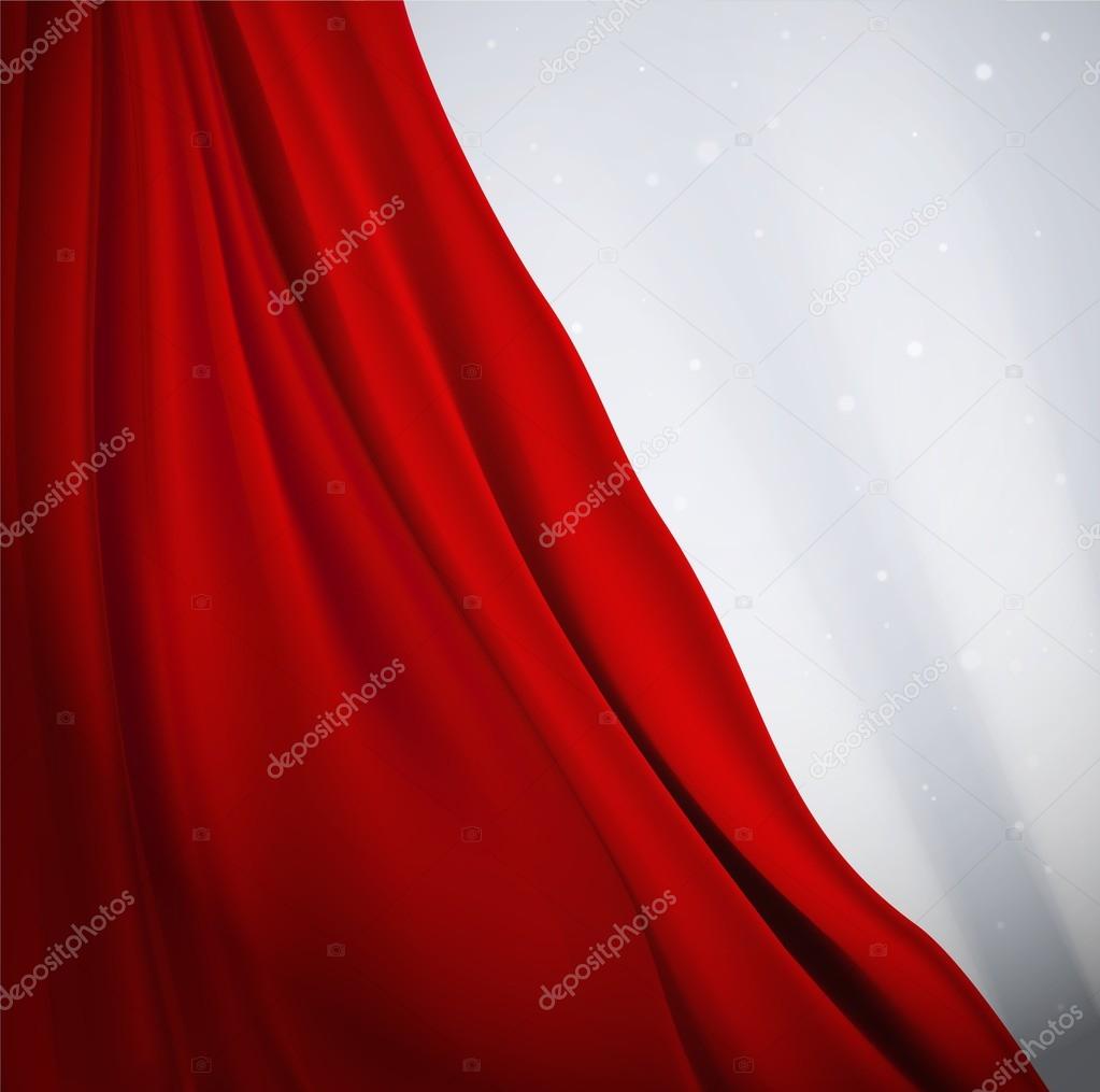 Red curtain