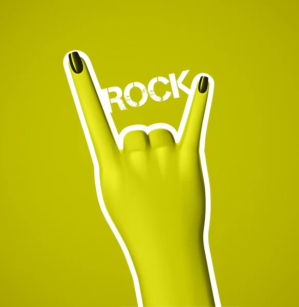Rock Müzik — Stok Vektör
