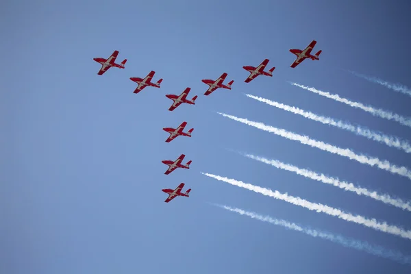 Luchtshow Rechtenvrije Stockfoto's