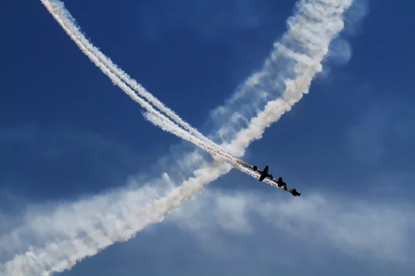 Show aéreo — Fotografia de Stock