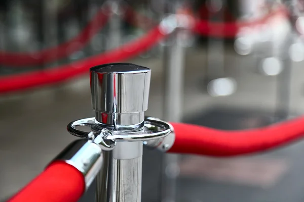 Red Carpet Fence — Stock Photo, Image