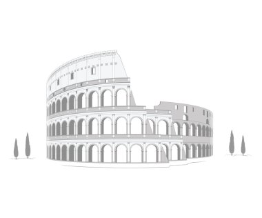 colosseum - son derece detaylı çizim