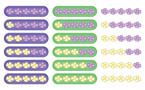 Évaluation des fleurs — Image vectorielle