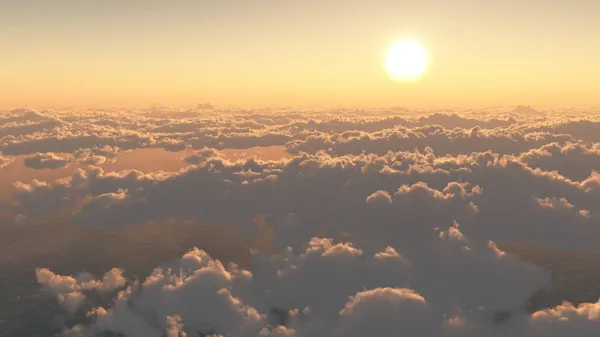 Sunrise and clouds — Stock Photo, Image