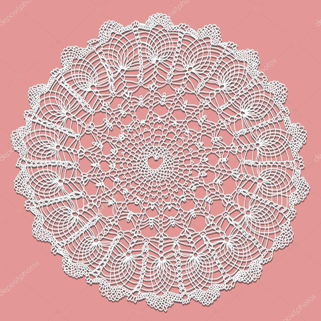 Lace doily — Stock Vector © zaham 23183750