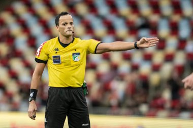 Rio, Brezilya - Ekim 03, 2021: Savio Pereira Sampaio, Flamengo 3 - 0 Athletic-PR maçında Brezilya Şampiyonası 'nın (serie A) 23.