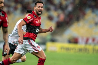 Rio, Brezilya - Ekim 03, 2021: Maracana Stadyumu 'nda düzenlenen Brezilya Şampiyonası' nda (serie A) 23.