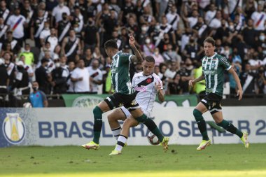Rio, Brezilya - 16 Ekim 2021: Bruno Gomes, Sao Januario Stadyumu 'nda Vasco 2 ile 1 Coritiba arasında oynanan karşılaşmada Brezilya Şampiyonası' nın 30. turu (serie B)