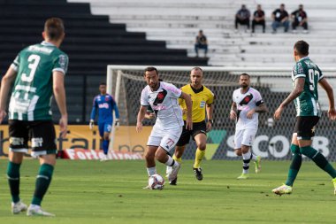Rio, Brezilya - 16 Ekim 2021: Sao Januario Stadyumu 'nda Vasco 2 ile 1 Coritiba arasında oynanan karşılaşmada Brezilya Şampiyonası' nın 30. turu (serie B)