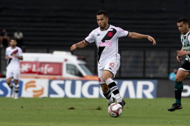 Rio, Brezilya - 16 Ekim 2021: Vasco 2 ile 1 Coritiba arasındaki maçta Morato oyuncusu Sao Januario Stadyumu 'nda oynanan Brezilya Şampiyonası' nın 30. turunda (serie B)