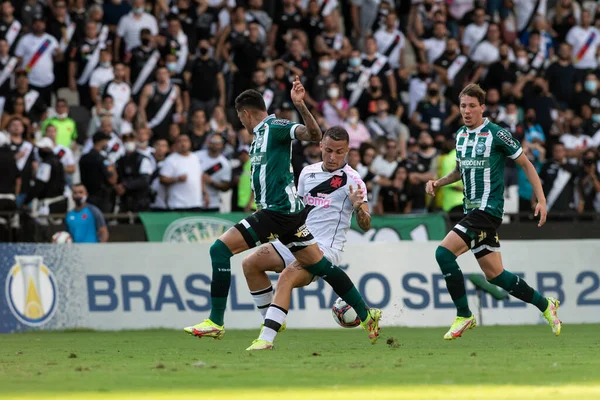 Rio Brasil Outubro 2021 Bruno Gomes Joga Jogo Entre Vasco — Fotografia de Stock