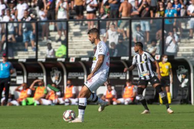 Rio, Brezilya - Kasım 07, 2021: Sao Januario Stadyumu 'nda oynanan 34. turda Vasco 0 ile 4 Botafogo arasındaki maçta Ricardo Graca oyuncusu