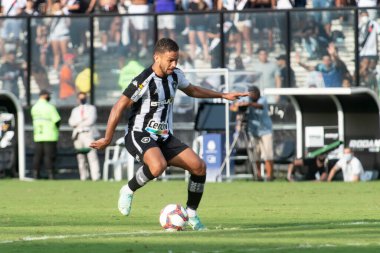 Rio, Brezilya - Kasım 07, 2021: xxxxxxxxx oyuncusu Vasco 0 ile 4 Botafogo arasında Sao Januario Stadyumu 'nda oynanan 34.
