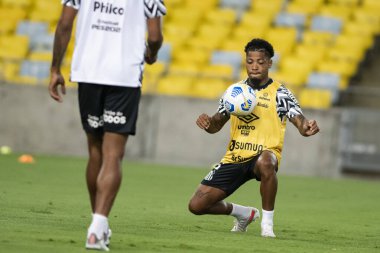 Rio, Brezilya - Aralık 06, 2021: Marinho oyuncusu, Maracana Stadyumu 'nda oynanan Brezilya Şampiyonası' nda (serie A) 31.