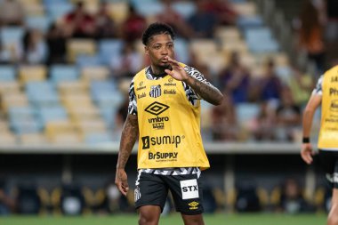 Rio, Brezilya - Aralık 06, 2021: Marinho oyuncusu, Maracana Stadyumu 'nda oynanan Brezilya Şampiyonası' nda (serie A) 31.