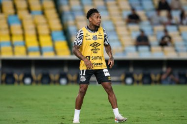 Rio, Brezilya - Aralık 06, 2021: Marinho oyuncusu, Maracana Stadyumu 'nda oynanan Brezilya Şampiyonası' nda (serie A) 31.