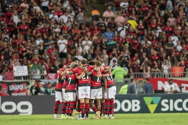 Rio Brazil Grudnia 2021 Fan Player Meczu Między Flamengo Santos — Zdjęcie stockowe