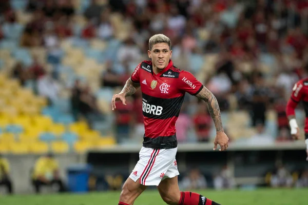 Rio Brasil Diciembre 2021 Jugador Pedro Partido Entre Flamengo Santos — Foto de Stock
