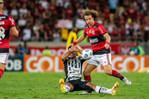 Rio Brasil Dezembro 2021 Jogador David Luiz Jogo Entre Flamengo — Fotografia de Stock