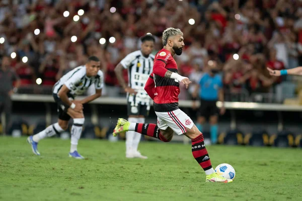 Rio Brasilien Dezember 2021 Gabriel Barbosa Gabigol Spieler Spiel Flamengo — Stockfoto