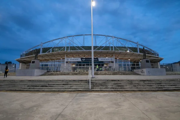 Rio Brazil Οκτωβρίου 2021 Άποψη Της Πρόσοψης Του Σταδίου Nilton — Φωτογραφία Αρχείου