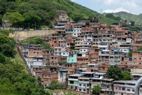 브라질 리우데자네이루 2021 초보자 언덕에 마을의 — 스톡 사진