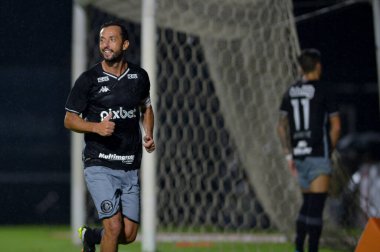 Rio, Brezilya - Şubat 02, 2022: Sao januario Stadyumu 'nda Vasco 3 - 2 Nova Iguacu arasında oynanan karşılaşmada Carioca Şampiyonası' nın (Taca Guanabara) 3. turunda Nene oyuncusu