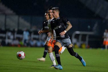 Rio, Brezilya - Şubat 2022: Sao januario Stadyumu 'nda oynanan 3. Carioca Şampiyonası (Taca Guanabara) maçında Vasco 3 - 2 Nova Iguacu arasında oynanan maçta Gabriel Pec oyuncusu