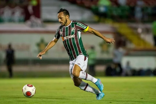 Rio Brasilien Februar 2022 Yago Felipe Spieler Spiel Zwischen Fluminense — Stockfoto