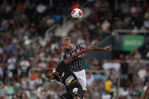 Rio Brasilien Februar 2022 Felipe Melo Spieler Spiel Fluminense Gegen — Stockfoto