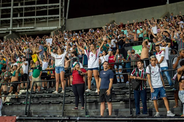 Rio Brasil Febrero 2022 Fan Player Match Fluminense Botafogo 5Th — Foto de Stock