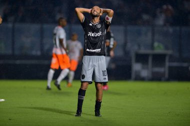 Rio, Brezilya - Şubat 02, 2022: Sao januario Stadyumu 'nda Vasco 3 - 2 Nova Iguacu arasında oynanan karşılaşmada Carioca Şampiyonası' nın (Taca Guanabara) 3. turunda Nene oyuncusu