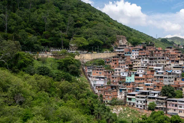 Río Brasil Noviembre 2021 Vista Una Comunidad Pobre Una Colina — Foto de Stock