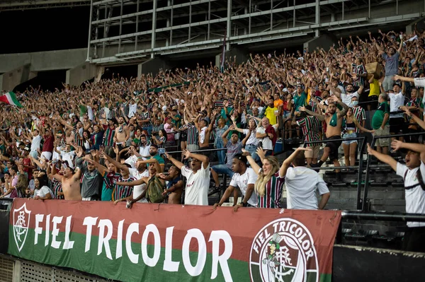 Rio Brazília 2022 Február Rajongói Mérkőzés Fluminense Botafogo Között Carioca — Stock Fotó