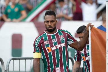 Rio, Brezilya - 26 Şubat 2022: Luccas Claro Nilton Santos Stadyumu 'ndaki Carioca Şampiyonası (Taca Guanabara) 9.