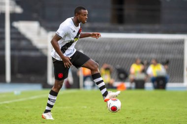 Rio, Brezilya - 26 Şubat 2022: Nilton Santos Stadyumu 'nda oynanan Carioca Şampiyonası (Taca Guanabara) 9. raundunda Fluminense 2-0 Vasco arasındaki maçta Ulisses oyuncusu